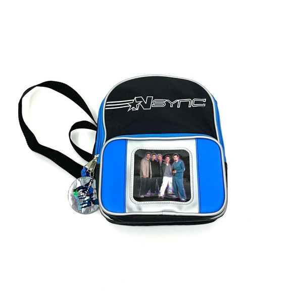 NSYNC Handbags - Rare Vintage NSYNC Graphic Mini Backpack Year 2000 Music Boy Band Size OS